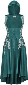 Tauriel Maxi Overdress Limited Edition Sea Goddess Silver Embroidery