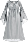 Oona Maxi Chemise Limited Edition Silver Pewter