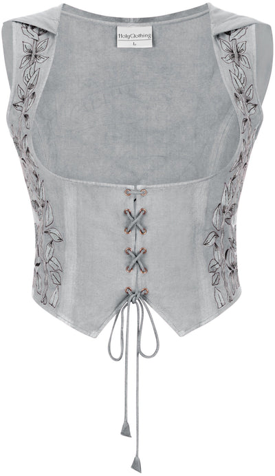 Tauriel Top Limited Edition Silver Pewter Silver Embroidery