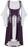 Tauriel Maxi Set Limited Edition Mystic Purple Silver Embroidery