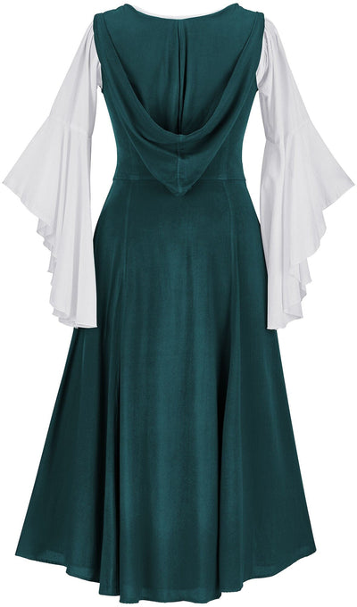 Tauriel Maxi Set Limited Edition Teal Peacock Silver Embroidery