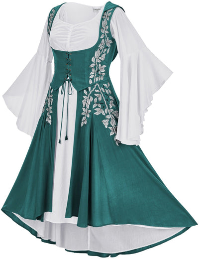 Tauriel Maxi Set Limited Edition Sea Goddess Silver Embroidery