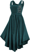 Belle Maxi Overdress Limited Edition Teal Peacock