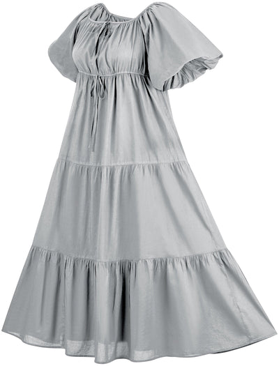 Belle Maxi Chemise Limited Edition Silver Pewter