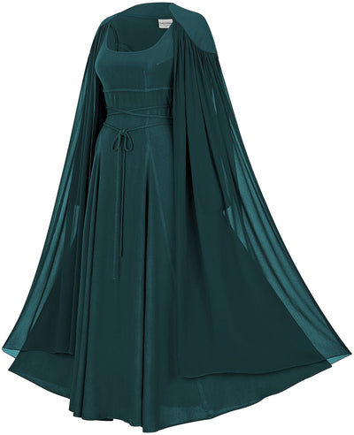 Leia Maxi Limited Edition Teal Peacock