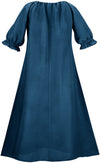 Brigid Maxi Chemise Linen Limited Edition Blues