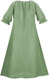 Brigid Maxi Chemise Linen Limited Edition Spring Basil